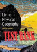 Test Bank For Living Physical Geography&comma; 1st Edition by Bruce Gervais &lpar;QUESTIONS AND CORRECT DETAILED ANSWERS WITH RATIONALES&vert; BRAND NEW VERSION&excl;&excl;&excl;&rpar;