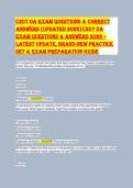 C207 OA Data 2026 &ndash; Newest Test Bank with Complete Questions&comma; Correct Detailed Answers and Exam Guide