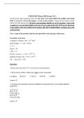 CHEM 101 WINTER 2026 EXAM 2 VERSION C &vert; QUESTIONS AND CORRECT ANSWERS &vert; VERIFIED ANSWER KEY &vert; 100&percnt; CORRECT&period;