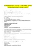 NHIE Questions with all Correct & 100&percnt; Verified Answers &vert;Actual Complete Exam &vert;Already Graded A&plus;