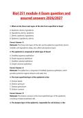 Biol 251 module 4 Exam question and assured answers 2026&sol;2027