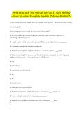 NHIE Structural Test with all Correct & 100&percnt; Verified Answers &vert;Actual Complete Update &vert;Already Graded A&plus;