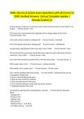 NHIE&colon; Electrical System Exam Questions with all Correct & 100&percnt; Verified Answers &vert;Actual Complete Update &vert;Already Graded A&plus;
