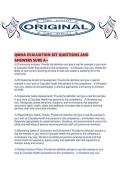 QMHA EVALUATION SET QUESTIONS AND ANSWERS SURE A&period;pdf