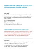 BSN 266 HESI Med-Surg Exam Prep &vert; 250 Questions & Detailed Rationales