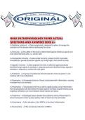HOSA PATHOPHYSIOLOGY PAPER ACTUAL QUESTIONS AND ANSWERS SURE A&period;pdf