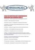 HOSA PATHOPHYSIOLOGY COMPREHENSIVE QUESTIONS AND ANSWERS SURE A&period;pdf