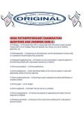 HOSA PATHOPHYSIOLOGY EXAMINATION QUESTIONS AND ANSWERS SURE A&period;pdf