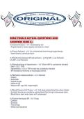 BSNC FINALS ACTUAL QUESTIONS AND ANSWERS SURE A&period;pdf
