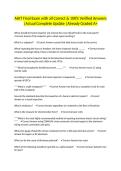 AHIT Final Exam with all Correct & 100&percnt; Verified Answers &vert;Actual Complete Update &vert;Already Graded A&plus;