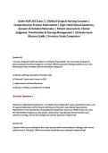 Galen NUR 242 Exam 2 &vert; Medical-Surgical Nursing Concepts &vert;&NewLine;Comprehensive Practice Examination &vert; High-Yield Clinical Questions&comma;&NewLine;Answers & Detailed Rationales &vert; Patient Assessment&comma; Clinical&NewLine;Judgment&comma; Prioritization & Nursing Management &vert; Ultimate Exam&NewLine;M