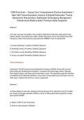TCAR Final Exam &ndash; Trauma Care &vert; Comprehensive Practice Examination &vert;&NewLine;High-Yield Trauma Questions&comma; Answers & Detailed Rationales &vert; Trauma&NewLine;Assessment&comma; Resuscitation&comma; Stabilization & Emergency Management &vert;&NewLine;Ultimate Exam Mastery Guide &vert; Premium Study Compa