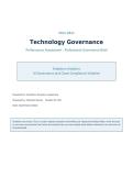 WGU D822 Technology Governance Task 1 &vert; Complete Performance Assessment &vert; 2026 Update &period;