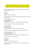 NHIE Structural 2026 Test with all Correct & 100&percnt; Verified Answers &vert;Latest Update &vert;Already Graded A&plus;