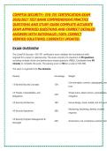 COMPTIA SECURITY&plus; SY0-701 CERTIFICATION EXAM&NewLine;2026&sol;2027 TEST BANK COMPREHENSIVE PRACTICE&NewLine;QUESTIONS AND STUDY GUIDE COMPLETE ACCURATE&NewLine;EXAM APPROVED QUESTIONS AND CORRECT DETAILED&NewLine;ANSWERS WITH RATIONALES &lpar;100&percnt; CORRECT&NewLine;VERIFIED SOLUTIONS&rpar; CURRENTLY UPDAT