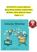 TESTBANK - Consumer Behaviour&colon; Buying&comma; Having&comma; and Being&comma; Canadian Edition&comma; 9th Edition by Michael R&period; Solomon&NewLine;