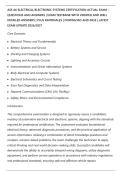 ASE A6 ELECTRICAL&sol;ELECTRONIC SYSTEMS CERTIFICATION ACTUAL EXAM &NewLine;QUESTIONS AND ANSWERS &vert; EXAM TESTBANK WITH VERIFIED AND WELL&NewLine;DETAILED ANSWERS &vert; PLUS RATIONALES &vert; DOWNLOAD AND PASS &vert; LATEST&NewLine;EXAM UPDATE 2026&sol;2027