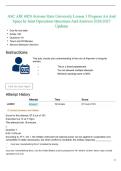ASC AIR 602S Arizona State University Lesson 1 Progress Air And Space In Joint Operations Questions And Answers 2026&sol;2027 Updates