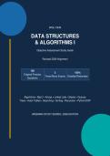 WGU C949 Data Structures and Algorithms I OA 2026 &vert; 150 Practice Questions with Answers & Rationales &plus; 2 Mock Exams &vert; Complete Study Guide&period;