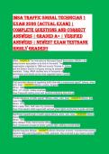 IMSA Traffic Signal Technician 1 Exam 2026&comma; Updated Questions and Correct Answers&comma; Complete Exam Preparation Guide