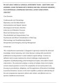 RN VATI ADULT MEDICAL SURGICAL ASSESSMENT EXAM &ndash; QUESTIONS AND&NewLine;ANSWERS &vert; EXAM TESTBANK WITH VERIFIED AND WELL DETAILED ANSWERS &vert;&NewLine;PLUS RATIONALES &vert; DOWNLOAD AND PASS &vert; LATEST EXAM UPDATE&NewLine;2026&sol;2027