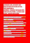 Louisiana Life 2026 Test Bank &ndash; A&plus; Graded Exam Questions&comma; Complete Guide & Verified Solutions