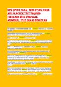 RPSGT Exam Guide 2026 &ndash; Complete Verified Solutions&comma; Test Bank & A&plus; Graded Exam Preparation