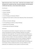 NBME PATHOLOGY FINAL ACTUAL EXAM &ndash; QUESTIONS AND ANSWERS &vert; EXAM&NewLine;TESTBANK WITH VERIFIED AND WELL DETAILED ANSWERS &vert; PLUS RATIONALES&NewLine;&vert; DOWNLOAD AND PASS &vert; LATEST EXAM UPDATE 2026&sol;2027