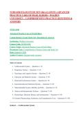 NURS 6540 Exam Study Set Q&A &lpar;Latest&rpar;&colon; Advanced Practice Care of Frail Elders &ndash; Walden University &ndash; Comprehensive Practice Questions & Answers