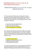 HESI RN EXIT EXAM V1&comma; V2&comma; V3&comma; V4&comma; V5&comma; V6&comma; V7&comma; Latest &NewLine;Questions and Answers 