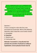 ATI PN COMPREHENSIVE EXIT COMPREHENSIVE PRACTICE EXAM LATEST UPDATED ACTUAL FINAL EXAM WITH ALL POSSIBLE MOST TESTED 100 PRACTICE QUESTIONS AND 100&percnt; CORRECT VERIFIED ANSWERS FULLY SOLVED WITH DETAILED RATIONALES PLUS EXPERT ANSWER KEY 2026-2027 FINAL EXAM