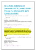 ACI Shotcrete Nozzleman Exam &NewLine;Questions And Correct Answers &lpar;Verified &NewLine;Answers&rpar; Plus Rationales 2026 Q&A &vert; &NewLine;Instant Download Pdf 