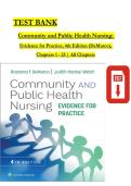 TEST BANK &NewLine;Community and Public Health Nursing&colon;  &NewLine;Evidence for Practice&comma; 4th Edition &lpar;DeMarco&rpar;&comma;  &NewLine;Chapters 1 - 25 &vert; All Chapters