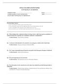 TCFP Hazmat Awareness Exam &vert;Hazmat & Operations Exam Prep&vert;Questions and Answers &vert;2026 Latest Update with complete solutions
