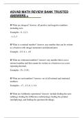 ASVAB MATH REVIEW BANK TRUSTED&NewLine;ANSWERS &plus;