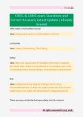 CWEL & CANS exam Questions and &NewLine;Correct Answers&sol; Latest Update &sol; Already &NewLine;Graded 