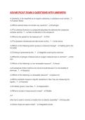 ASVAB PICAT EXAM 2 QUESTIONS WITH ANSWERS