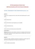 ATI RN Comprehensive Predictor Exam&NewLine;Practice Questions & Rationales&NewLine;