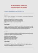 ATI RN Comprehensive Predictor Exam&NewLine;Practice Questions & Rationales&NewLine;
