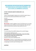 AHIP FINAL EXAM&comma; PRACTICE EXAM AND STUDY GUIDE LATEST 2025&sol;2026 ACTUAL EXAM 135 QUESTIONS WITH CORRECT ANSWERS 100&percnt; VERIFIED GRADED A&plus;