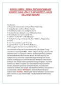 NUR 253 MENTAL HEALTH EXAMS 3 &lpar;GALEN&rpar; NEWEST 2026 &vert; NUR 253 MENTAL HEALTH EXAMS REVIEWS WITH COMPLETE 50 REAL EXAM QUESTIONS AND CORRECT VERIFIED ANSWERS&sol; ALREADY GRADED A&plus; &lpar;MOST RECENT&excl;&excl;&rpar;