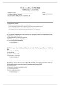 TCFP Hazmat Awareness Exam&vert; Hazmat Final Exam &vert;Questions and Answers &vert;2026 Latest Update with complete solutions