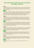 ASWB COMPLETE EXAM UPDATED ACTUAL QUESTIONS&NewLine;AND CORRECT ANSWERS&NewLine;