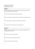 NR 565 NP WEEK 2 QUIZ QUESTIONS WITH CORRECT ANSWERS &vert; FULLY SOLVED