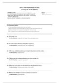 TCFP Hazmat Awareness &vert;Firefighter 1 Firefighter 2 Final Exam Prep&vert;Questions and Answers &vert;2026 Latest Update with complete solutions