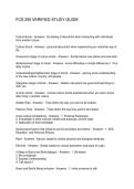 FCS 255 VERIFIED STUDY GUIDE