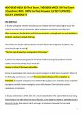 NSG 6020 WEEK 10 Final Exam &sol; NSG6020 WEEK 10 Final Exam &vert;Questions With 100&percnt; Verified Answers &lpar;LATEST UPDATE&rpar; &colon; SOUTH UNIVERSITY 
