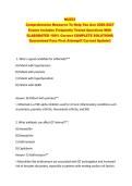 NU553  &NewLine;Comprehensive Resource To Help You Ace 2026-2027 &NewLine;Exams Includes Frequently Tested Questions With &NewLine;ELABORATED 100&percnt; Correct COMPLETE SOLUTIONS  &NewLine;Guaranteed Pass First Attempt&excl;&excl; Current Update&excl;&excl;