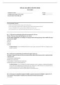 WGU D094 Exam &vert;Riccis Test Bank Exam 1&vert;Questions and Answers &vert;2026 Latest Update with complete solutions