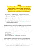 NU 553  &NewLine;Comprehensive Resource To Help You Ace 2026-2027 &NewLine;Exams Includes Frequently Tested Questions With &NewLine;ELABORATED 100&percnt; Correct COMPLETE SOLUTIONS  &NewLine;Guaranteed Pass First Attempt&excl;&excl; Current Update&excl;&excl; 